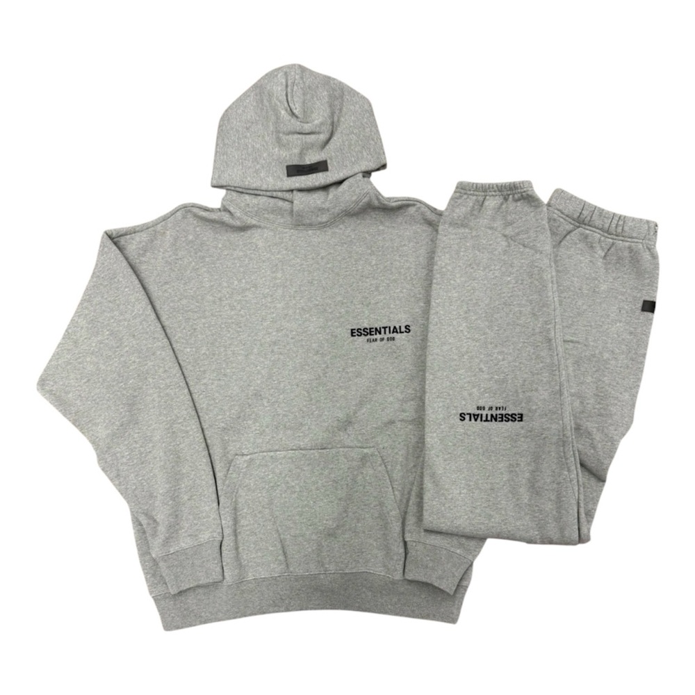 Fear Of God Essentials Hoodie/Sweatpants Set Dark Oatmeal SS22 Brand New